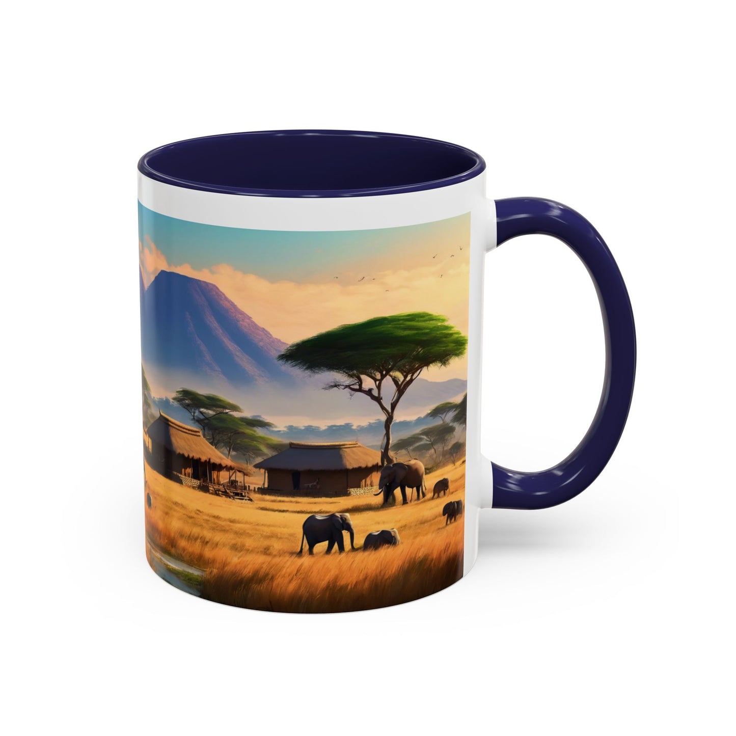 African savanna-Accent Coffee Mug (11, 15oz)