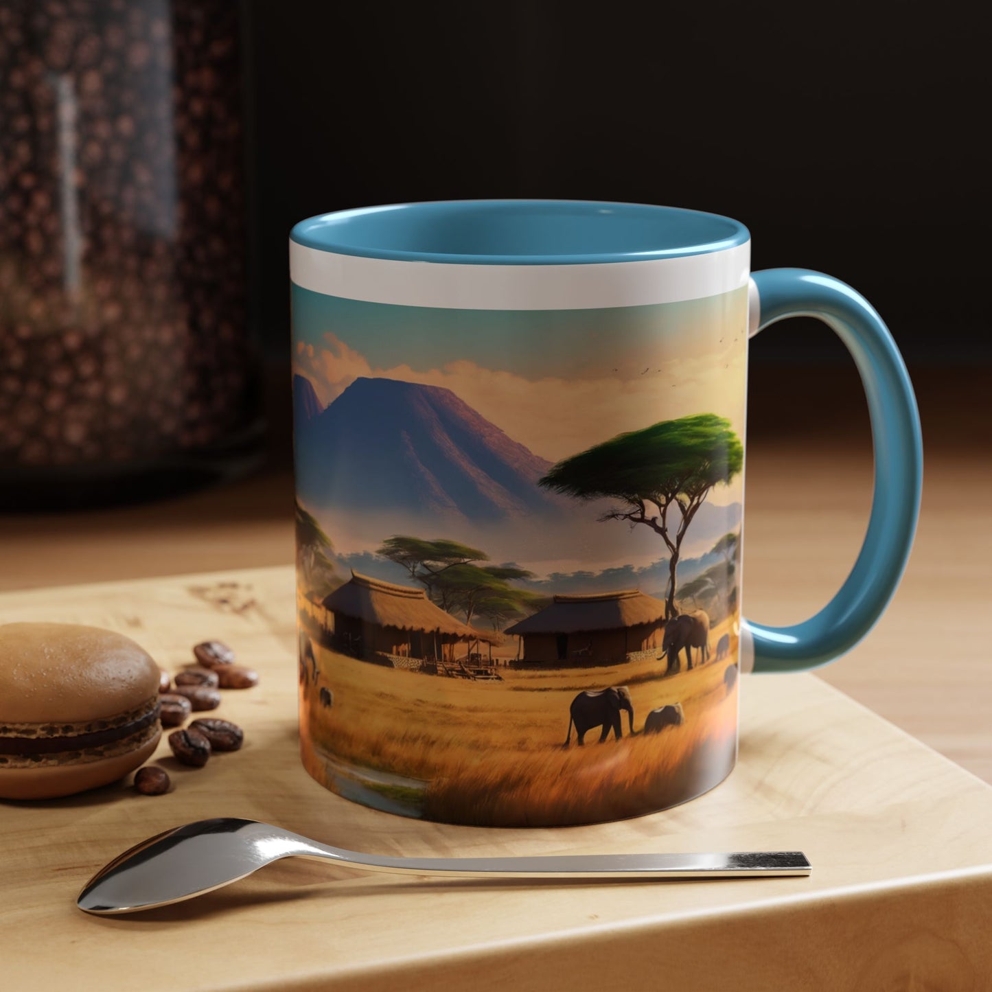 African savanna-Accent Coffee Mug (11, 15oz)