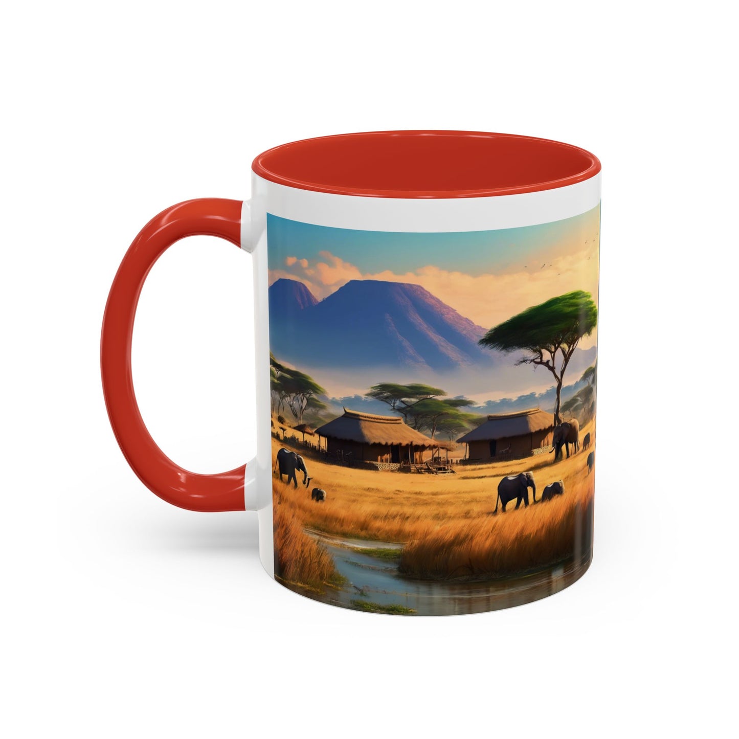 African savanna-Accent Coffee Mug (11, 15oz)