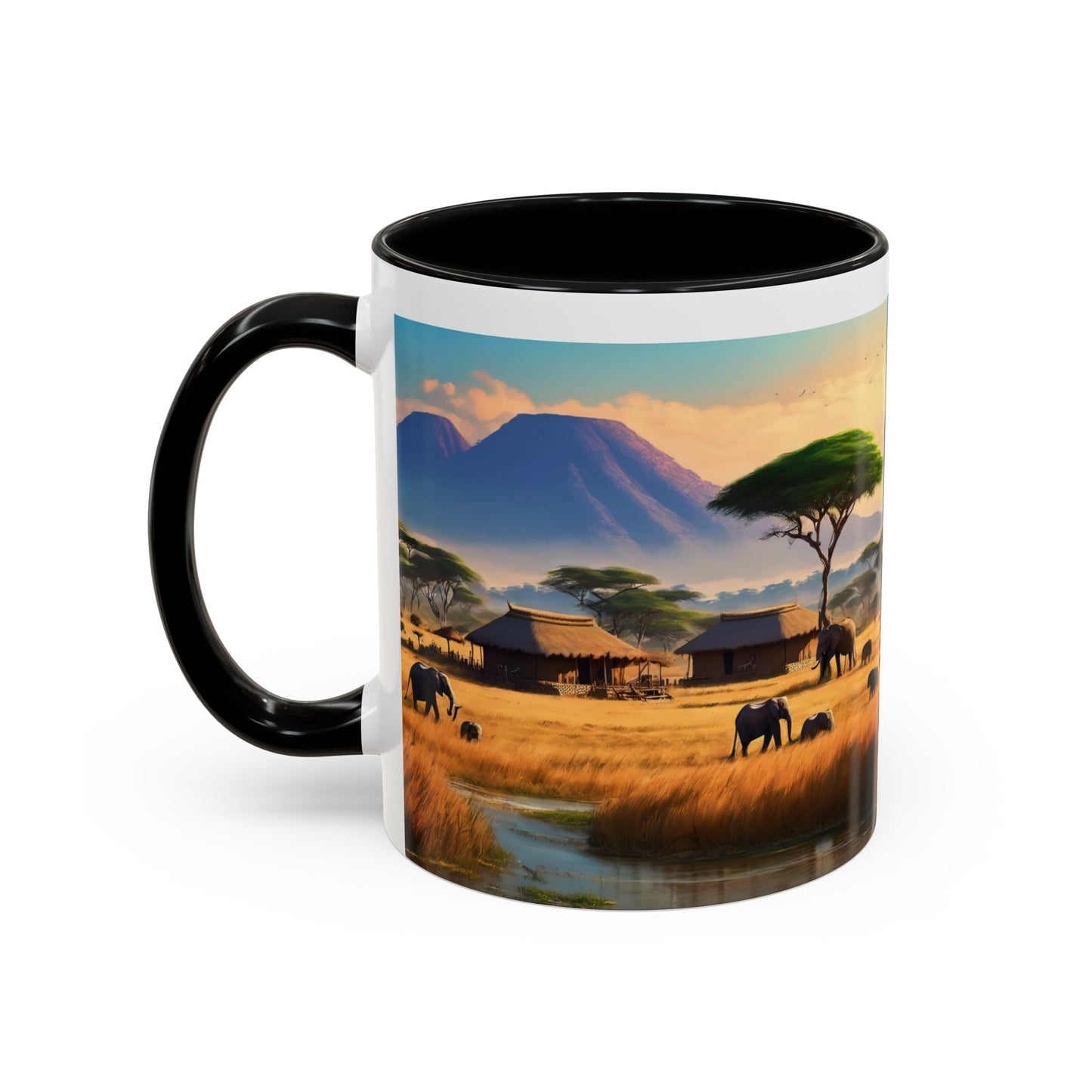 African savanna-Accent Coffee Mug (11, 15oz)