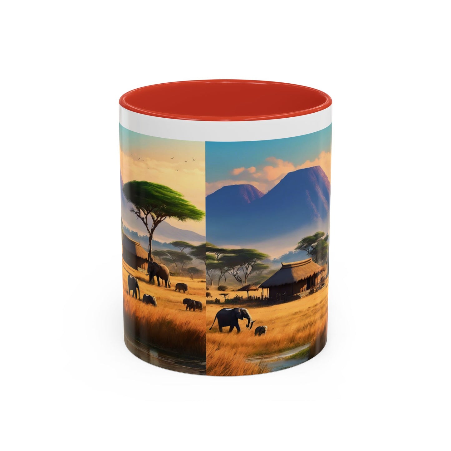 African savanna-Accent Coffee Mug (11, 15oz)