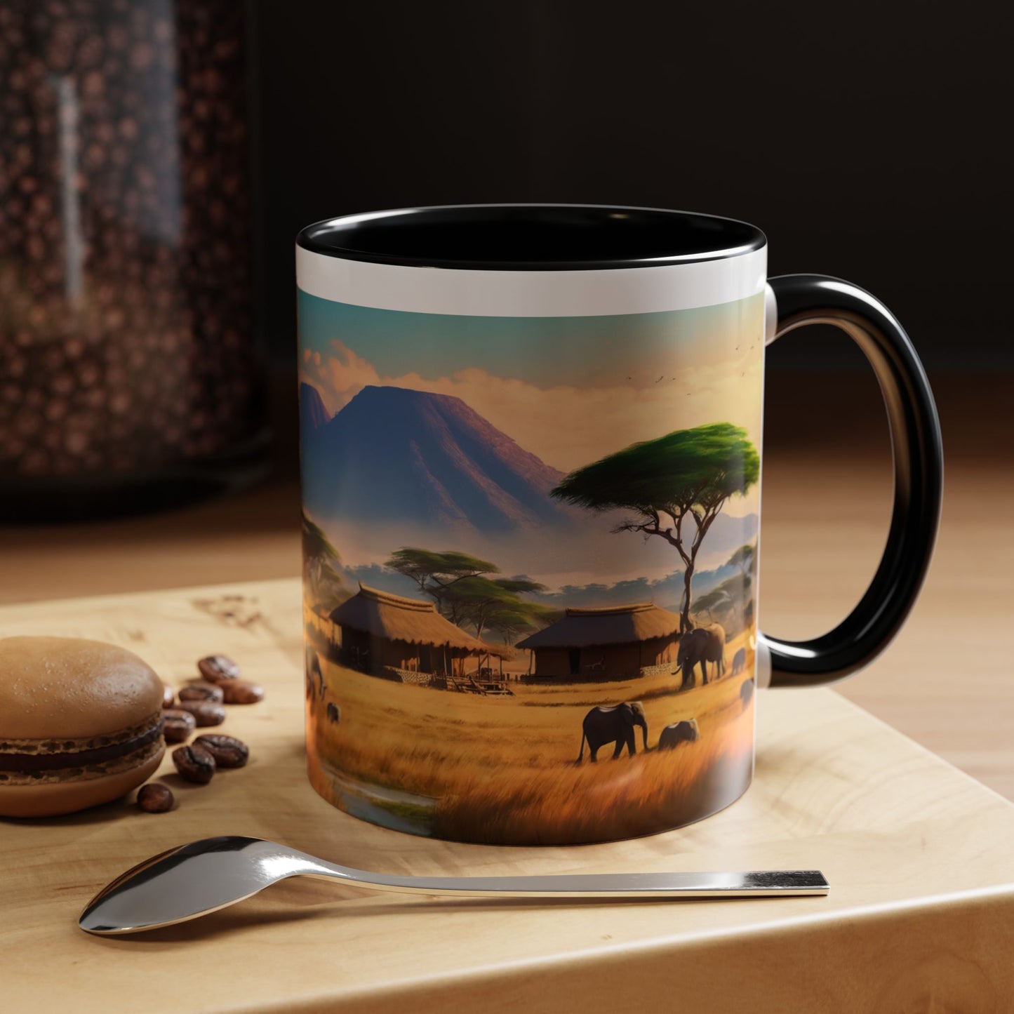 African savanna-Accent Coffee Mug (11, 15oz)