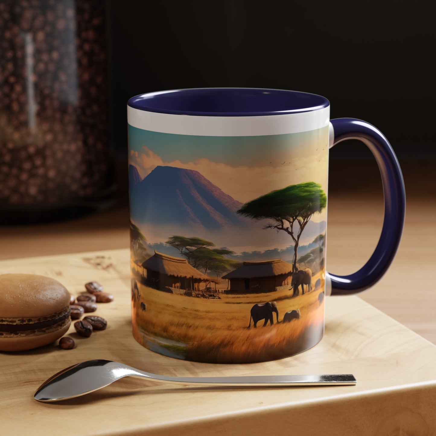 African savanna-Accent Coffee Mug (11, 15oz)