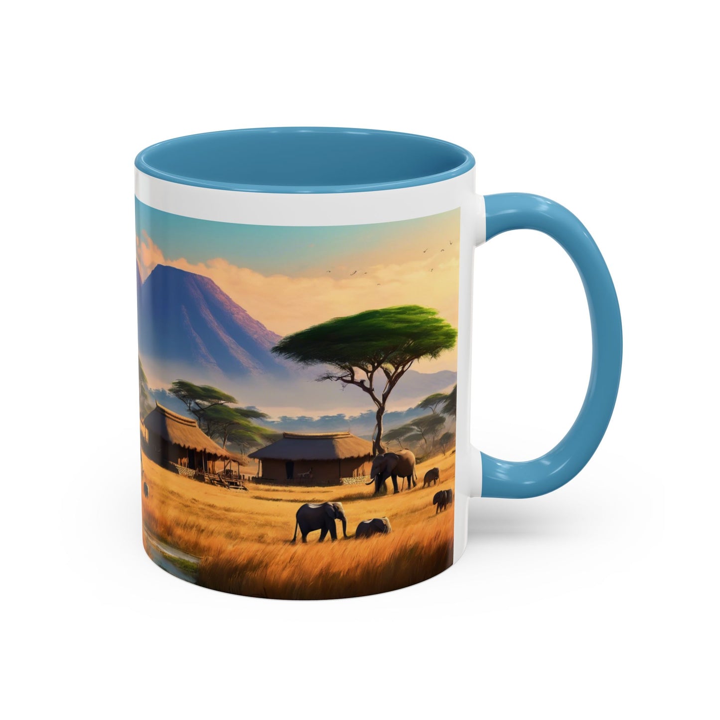 African savanna-Accent Coffee Mug (11, 15oz)