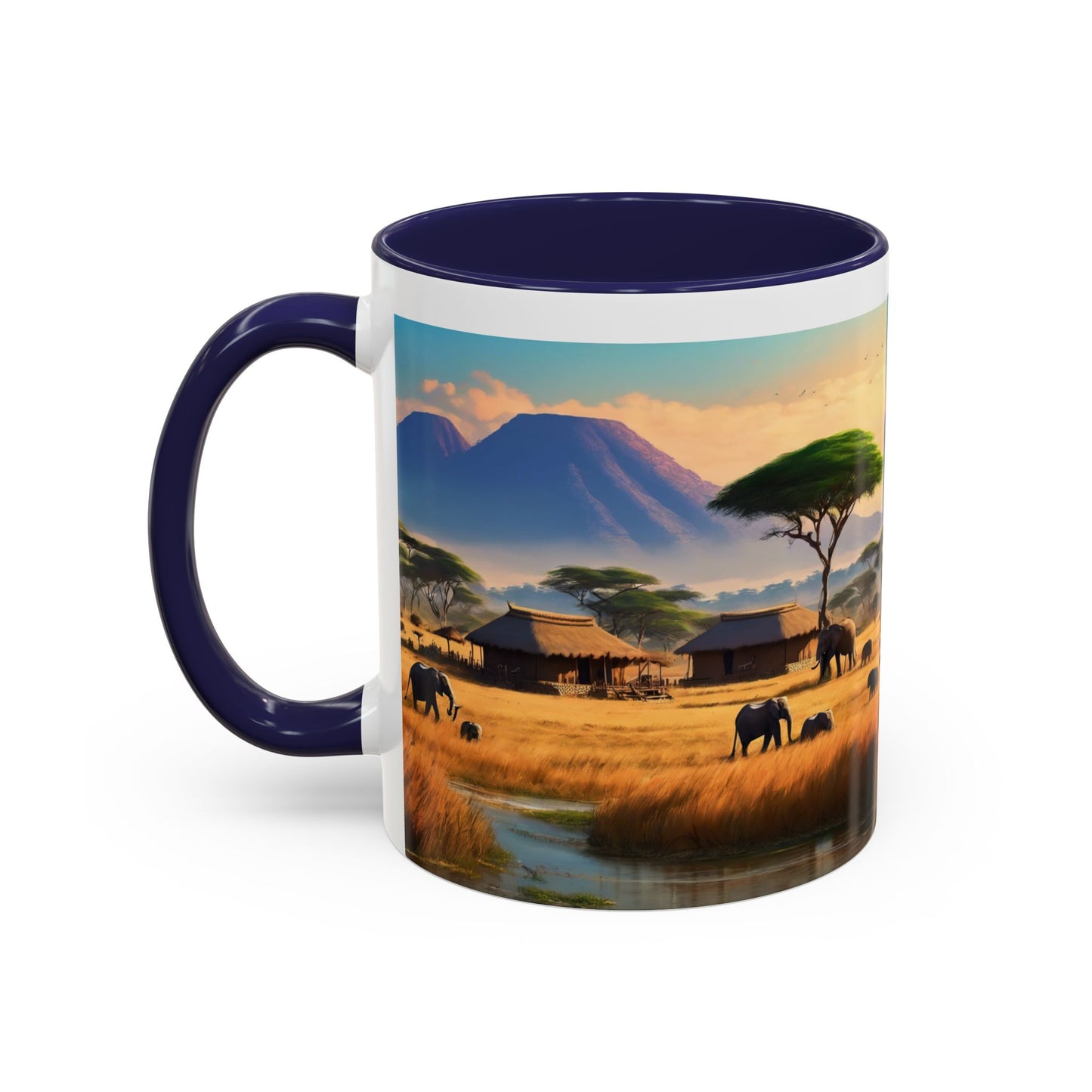 African savanna-Accent Coffee Mug (11, 15oz)