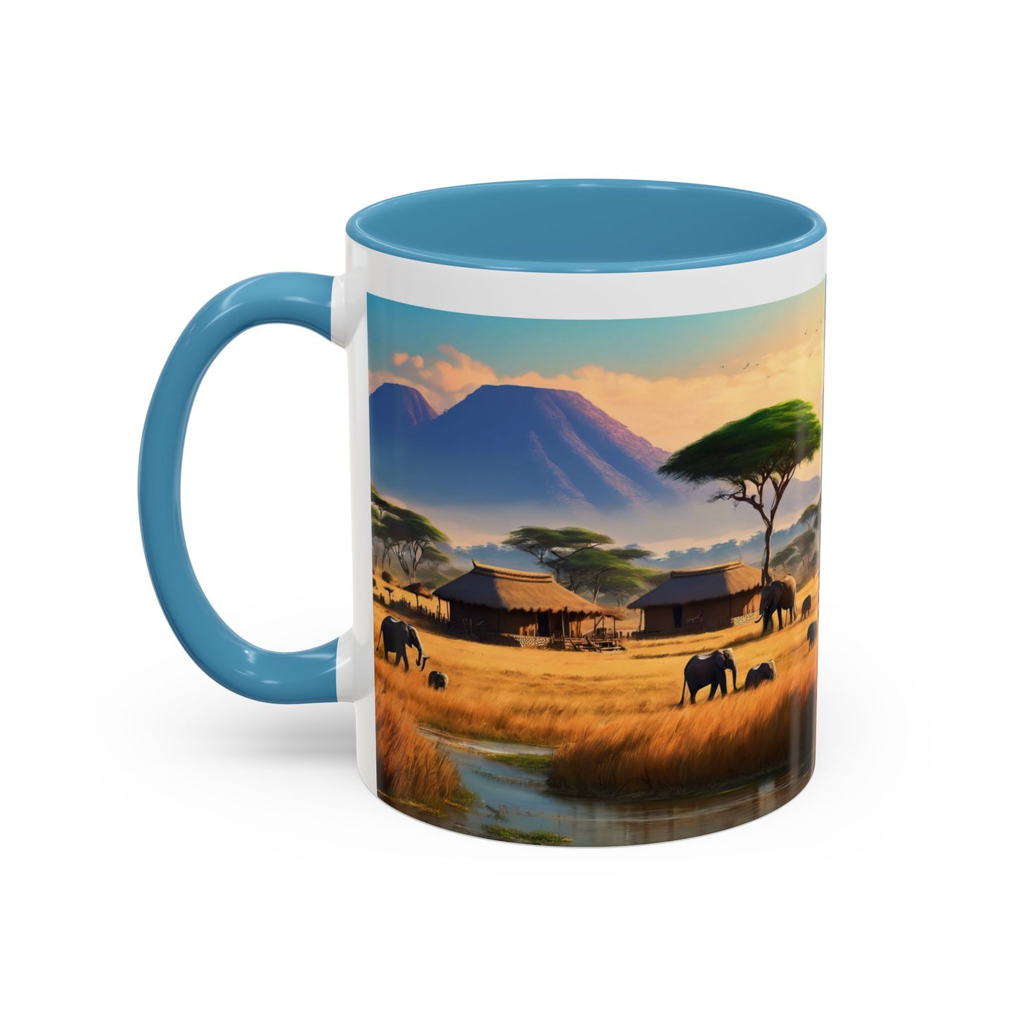 African savanna-Accent Coffee Mug (11, 15oz)