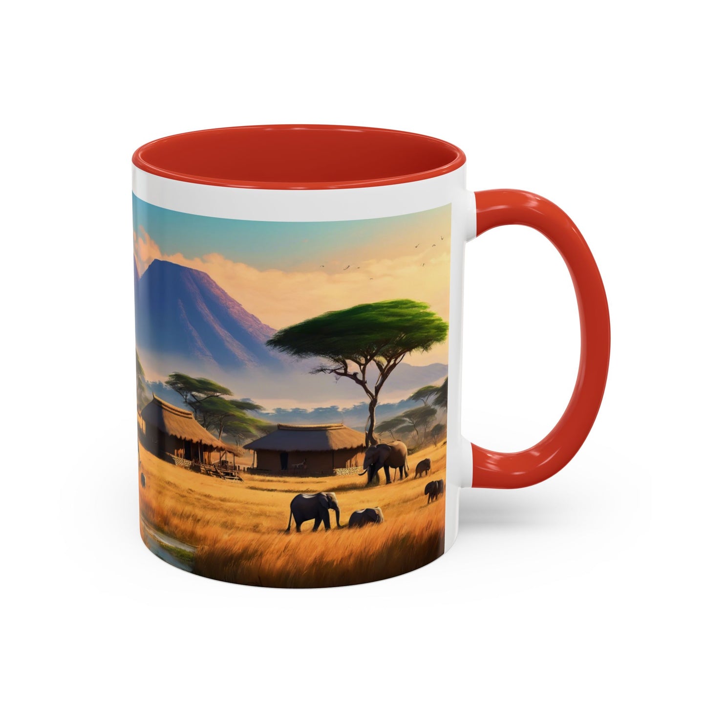 African savanna-Accent Coffee Mug (11, 15oz)