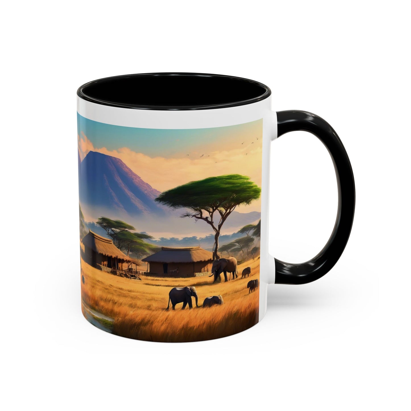 African savanna-Accent Coffee Mug (11, 15oz)