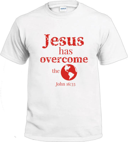 Short sleeve t-shirt / Adult (Jesus has overcome the World)