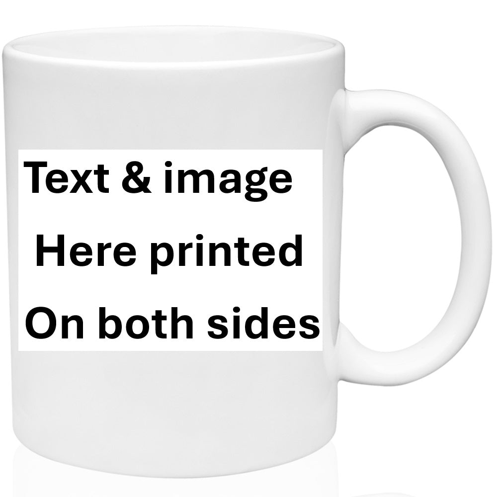 11oz Personalized Coffee Mug | Custom Photo, Text and Logo Ceramic Mug